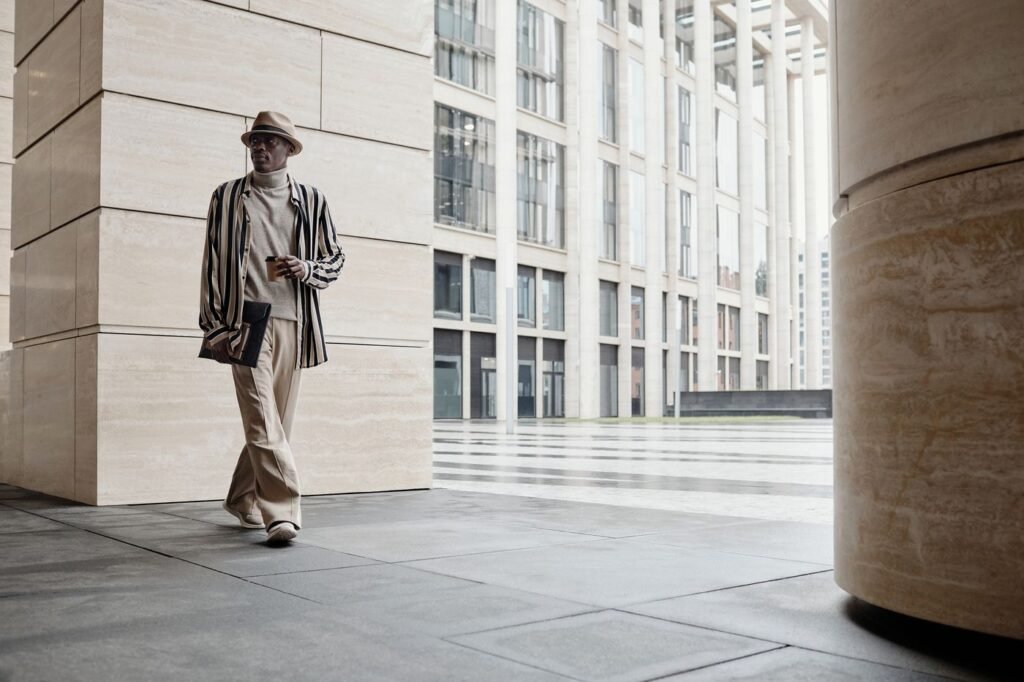 Stripe City Coat